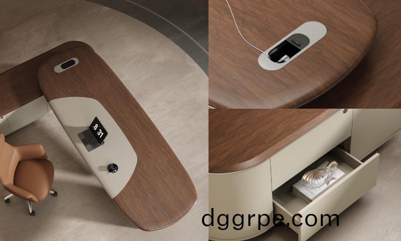 中高层领导办公桌细节图