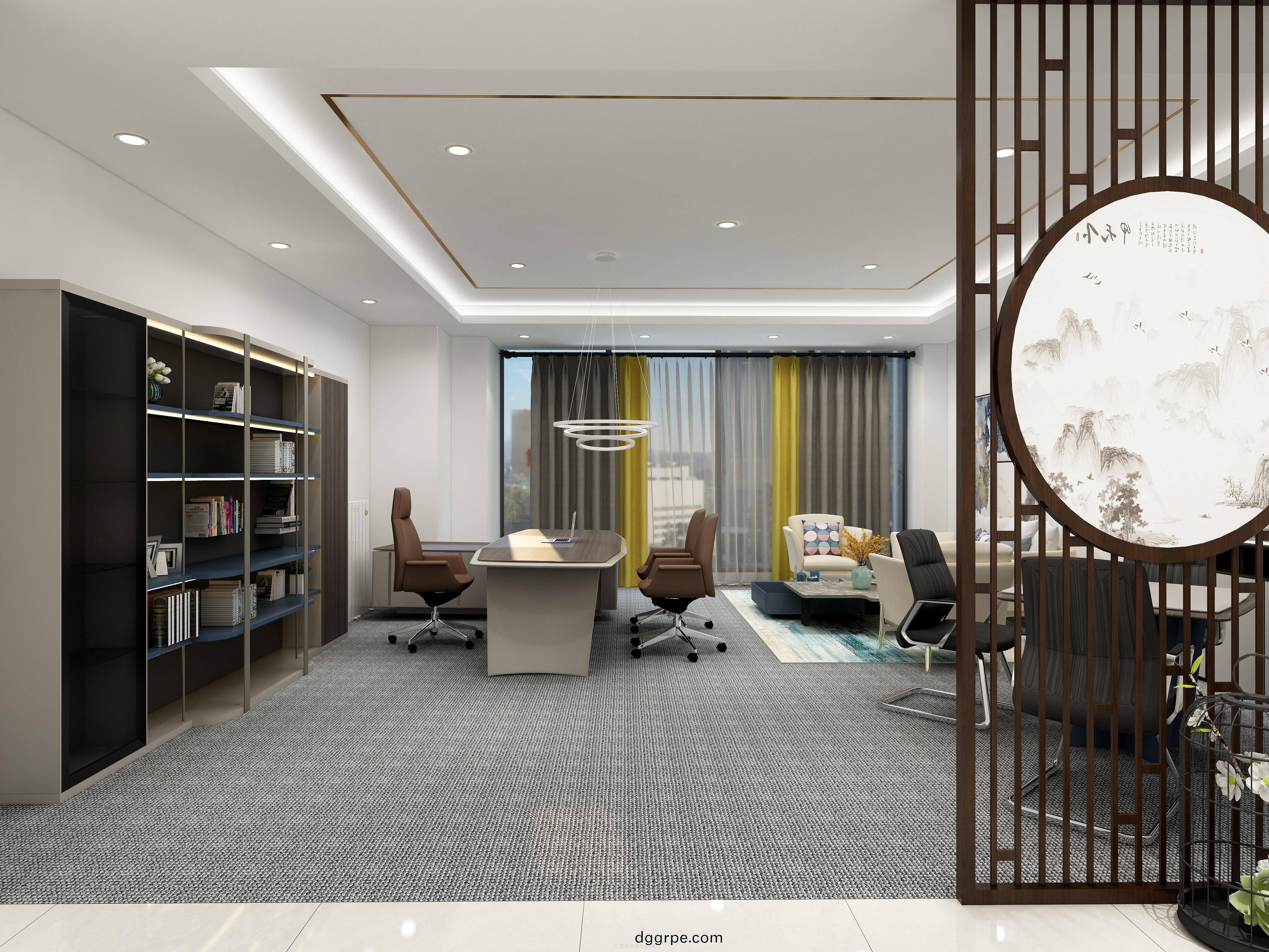 江苏某律所办公室茶台茶桌的配置图1