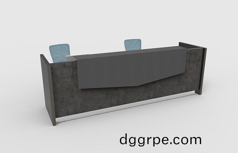 诺威系列J003前台接待台—石纹