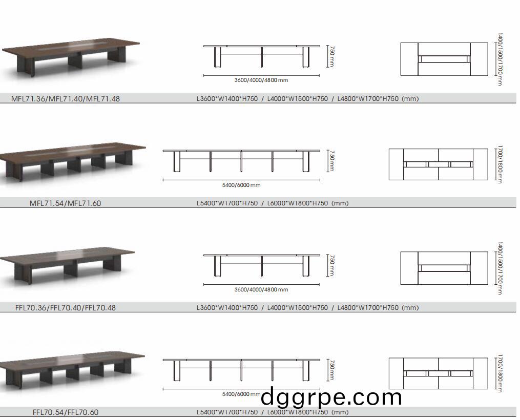 菲格拉利高管会议桌尺寸图