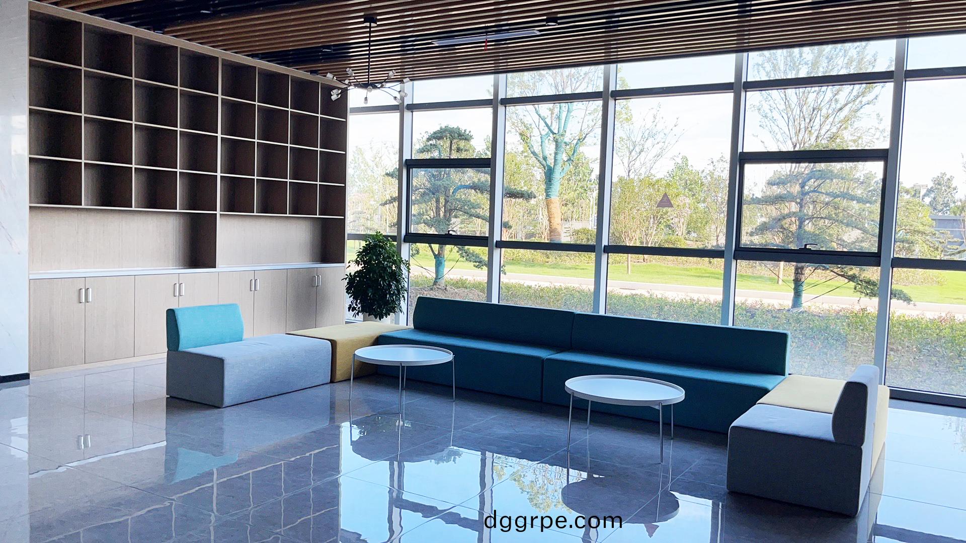 互联网公司会客沙发洽谈桌椅