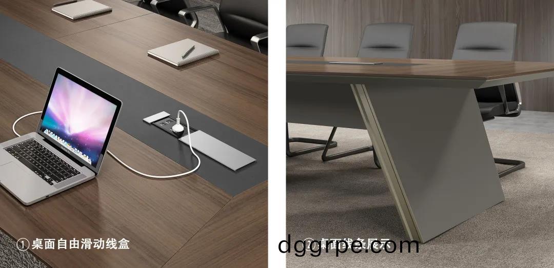 格奕总裁空间之会议桌细节图