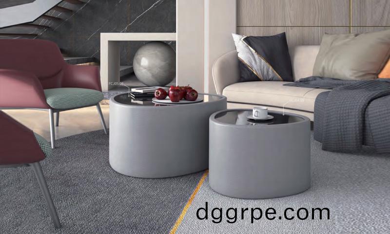 办公室圆形茶几