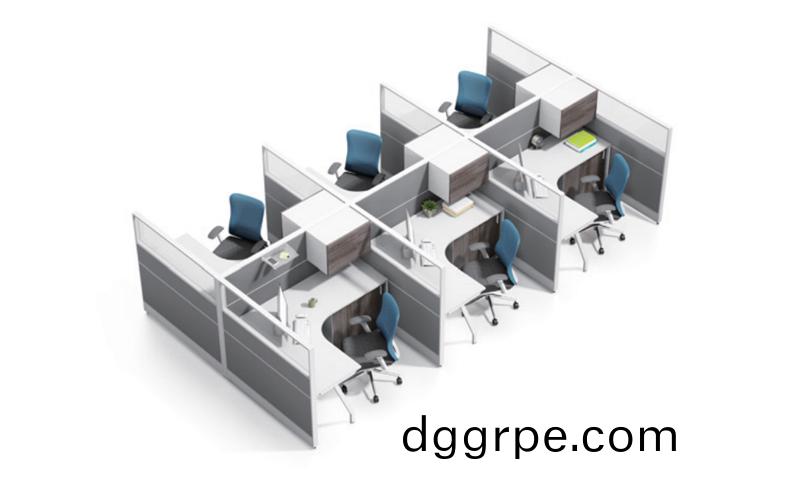 Thick&Thin系列玻璃屏风办公桌职员位