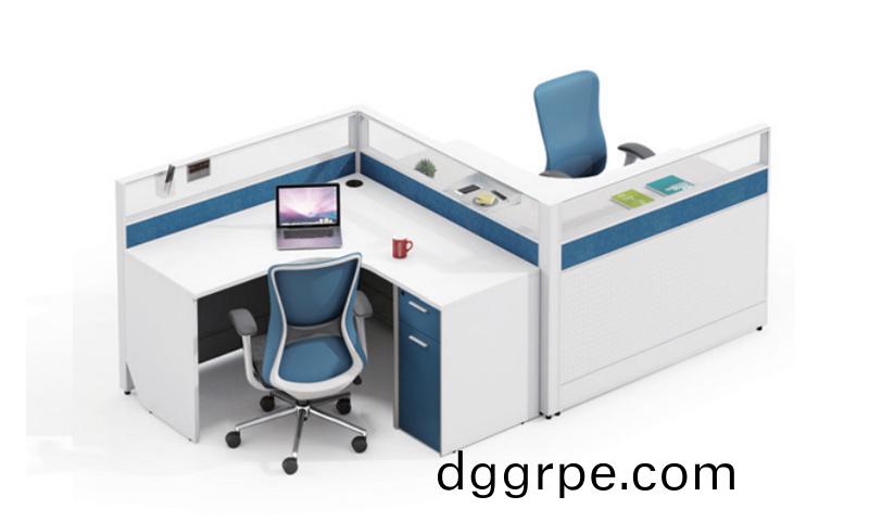 Thick&Thin系列Z字型屏风办公桌工位固定柜款