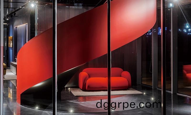 弹力布面料办公室沙发