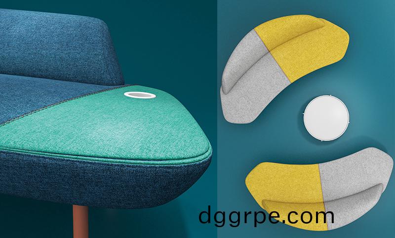 Rhine莱茵河系列布艺办公沙发