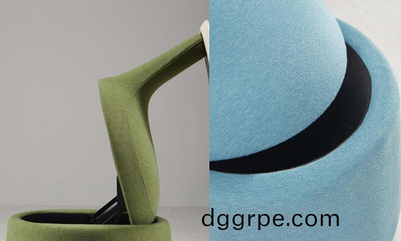 Yoco悦趣系列单人沙发凳储物功能