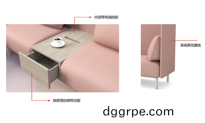 灵欣系列办公沙发细节图