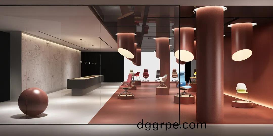 现代办公家具展厅的无限魅力