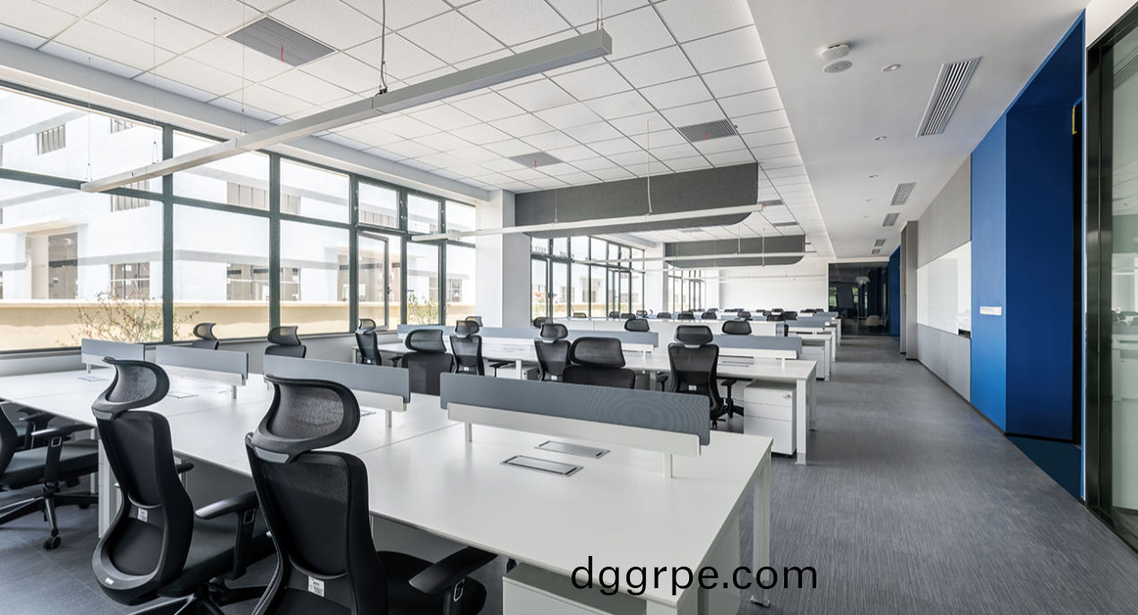 无锡企业办公楼办公家具整体解决方案之员工区办公桌椅