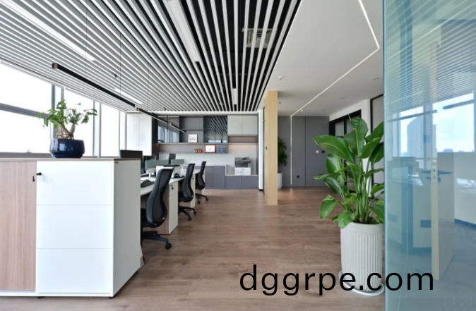 南京办公家具工程案例之员工桌椅