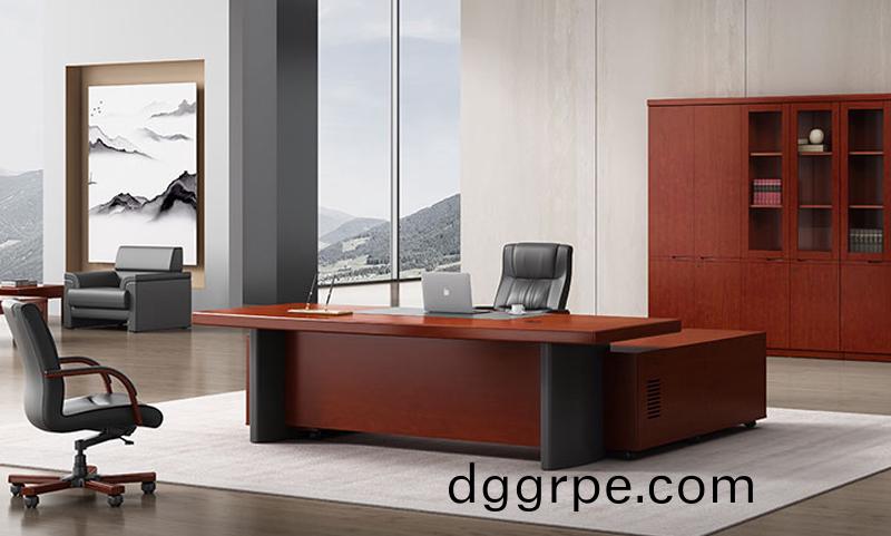 观悦系列油漆中式班台老板桌