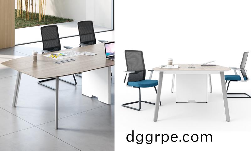 诺然系列板式会议桌侧面图