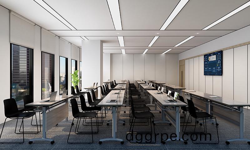 明誉系列培训桌深色系