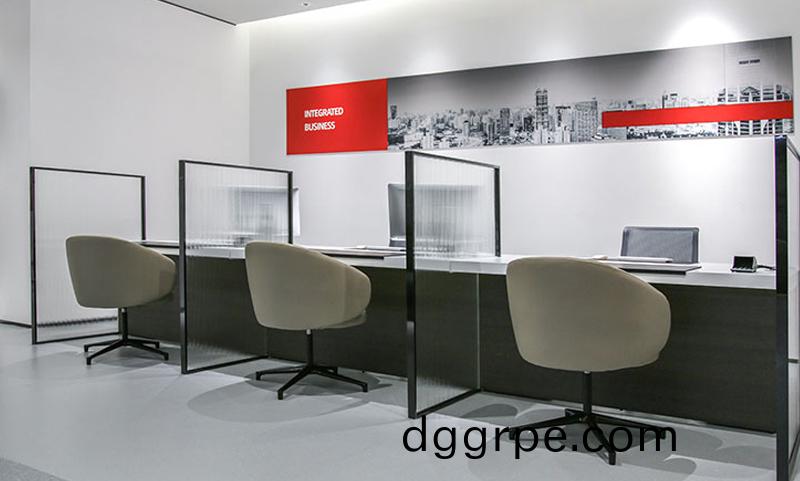 银行家具窗口接待椅子