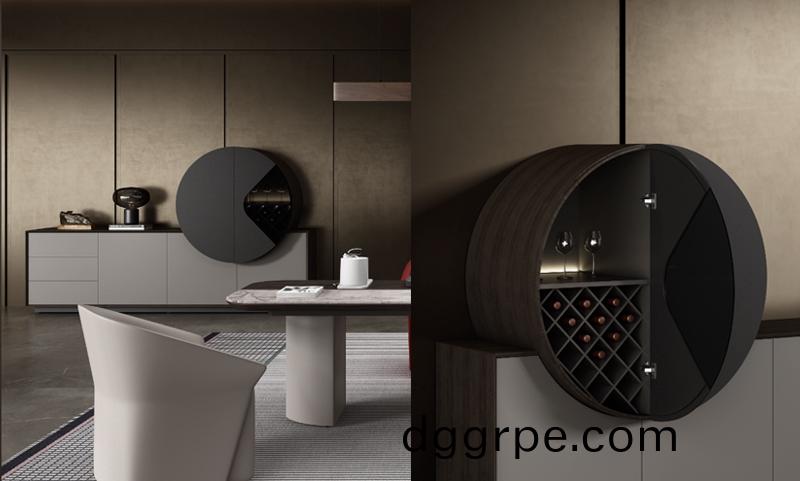 老板办公室酒柜茶水柜